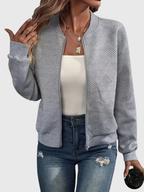 Laurie | Textured Zip Jacket