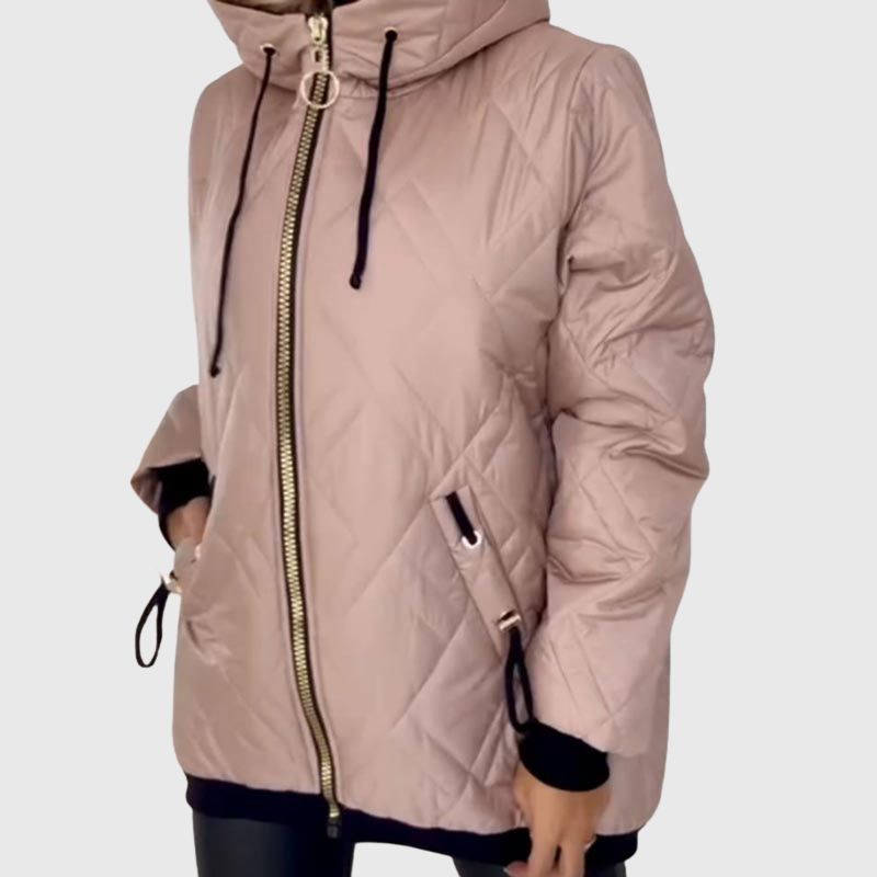 Lucia | Quilted Zip Jacket
