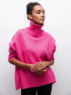 Cittra – Oversized Ribbed Turtleneck Sweater